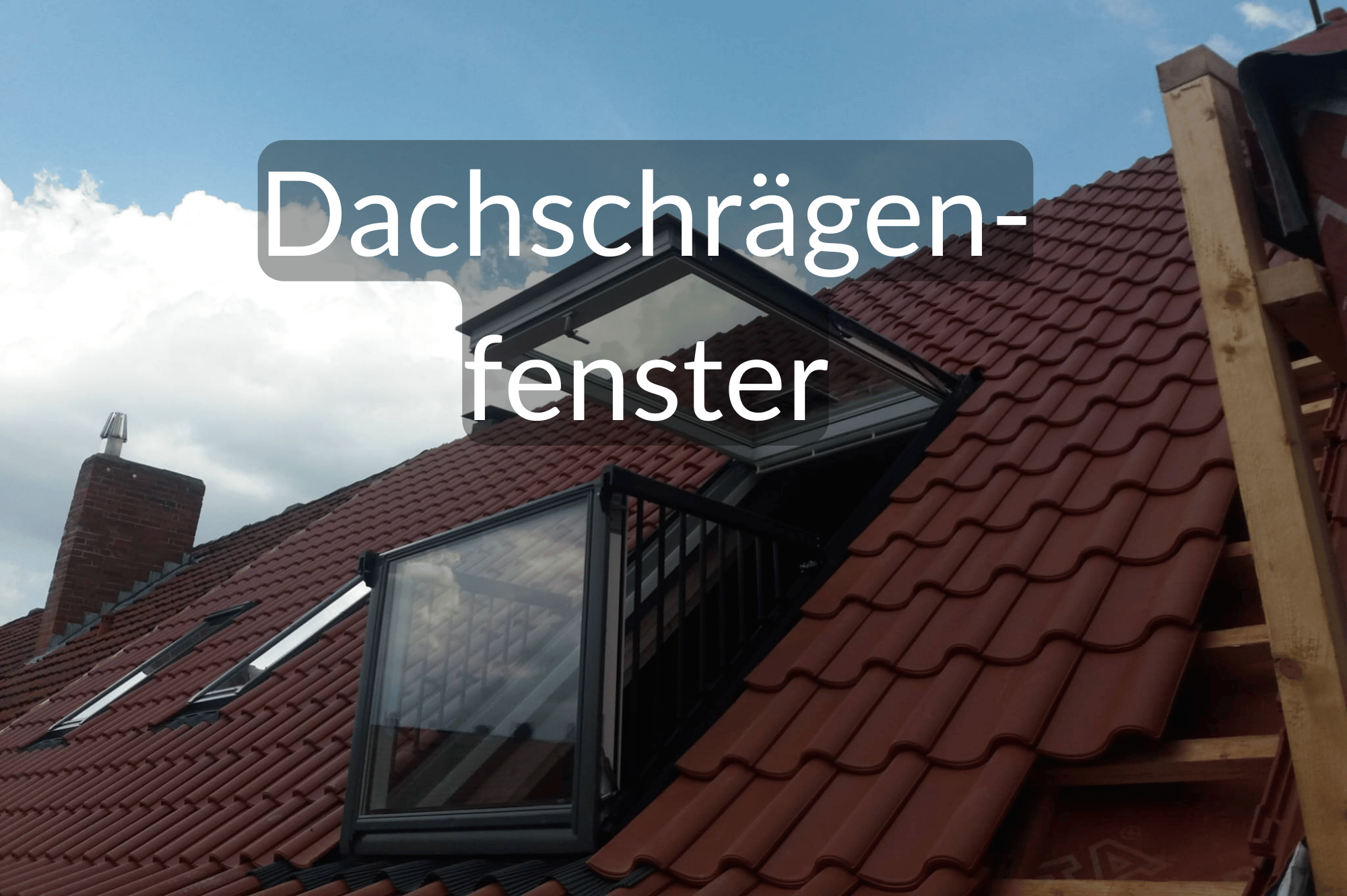 Montage von Dachschrägenfenstern